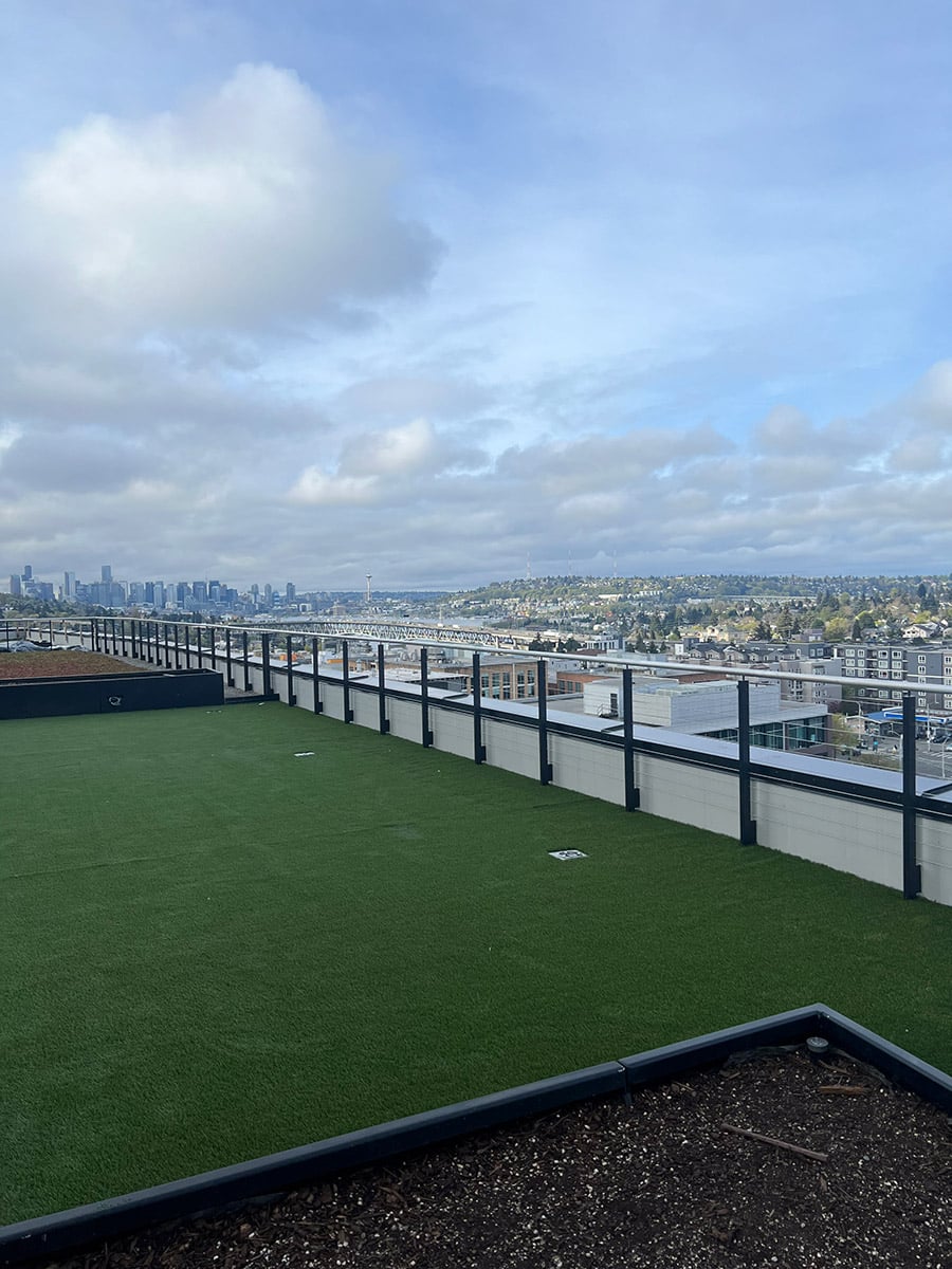 University Rooftop Railing