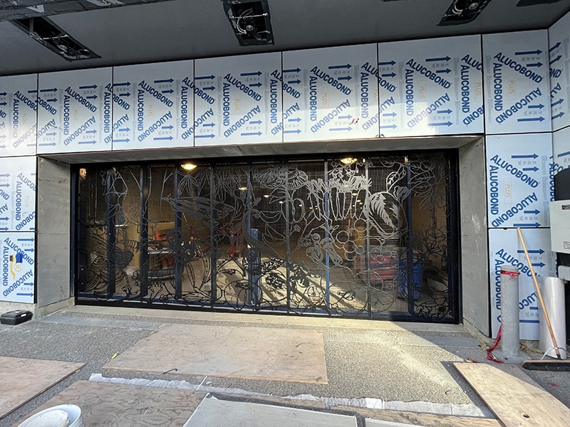 WACC Entry Cladding